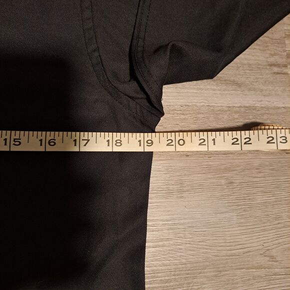 Ben Sherman Shirt Mens M Slim Fit Long Sleeve 15- 34/35 Button Front Dress Black - Picture 8 of 9